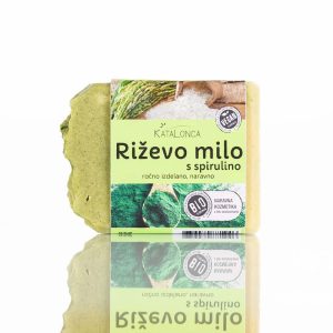 Riževo milo s spirulino